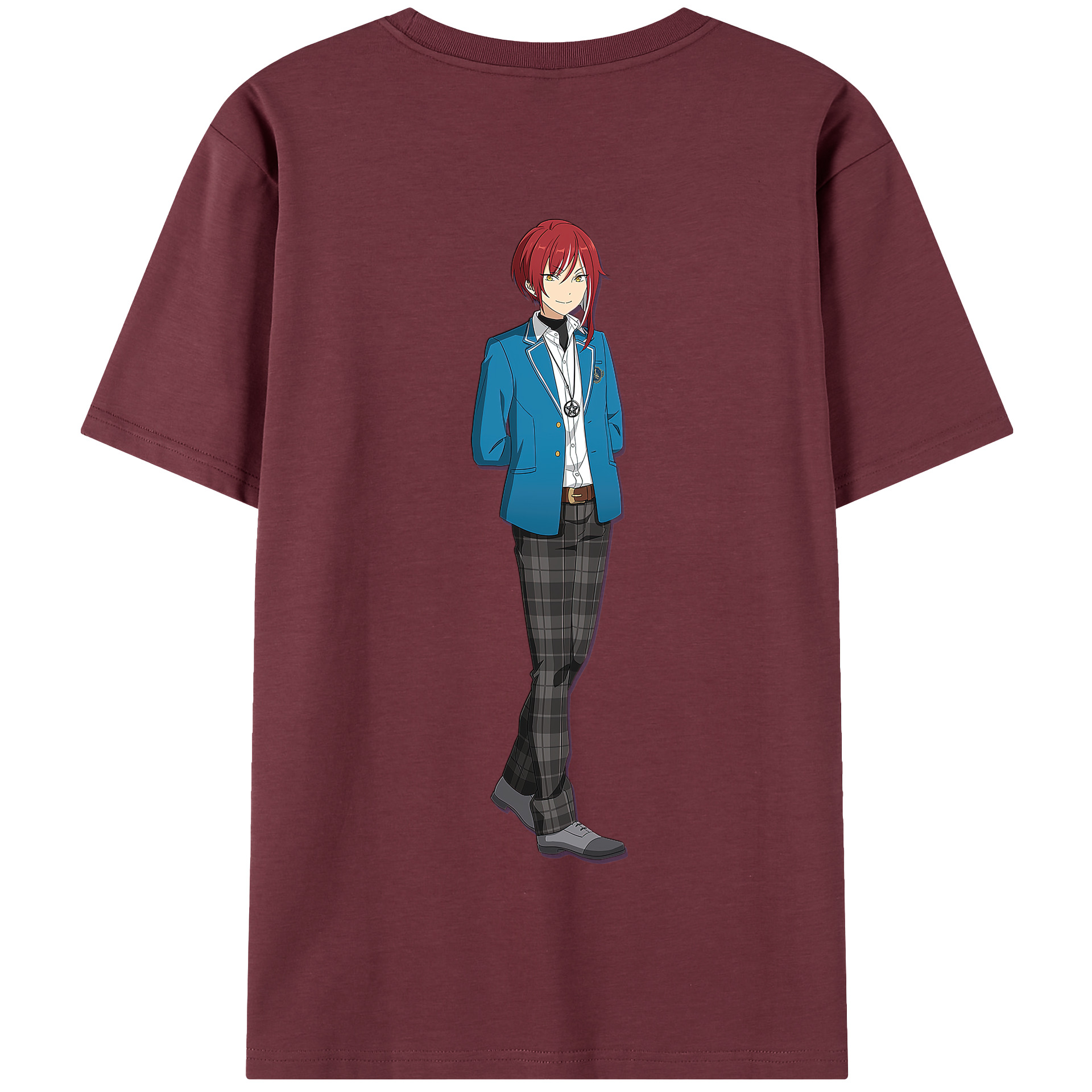 （画像用） あんさんぶるスターズ! Ensemble Stars 綿100％半袖Tシャツ（背面プリント）